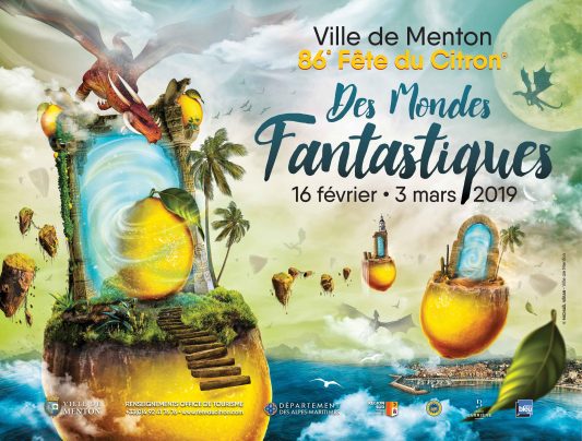 Affiche Fête du citron Menton